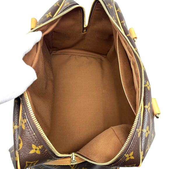 Louis Vuitton LV Monogram Carryall Satchel Duffle Bag - Picture 9 of 15